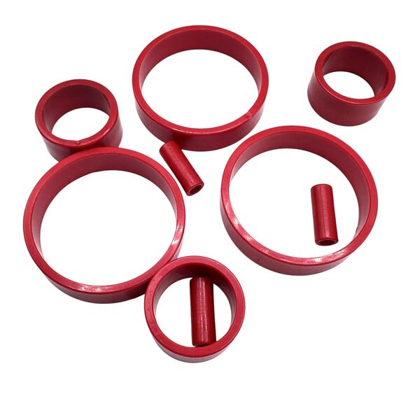 RED Replacement Pieces Otrio Deluxe Board Game by Marbles Brain Workshop - Picture 1 of 3